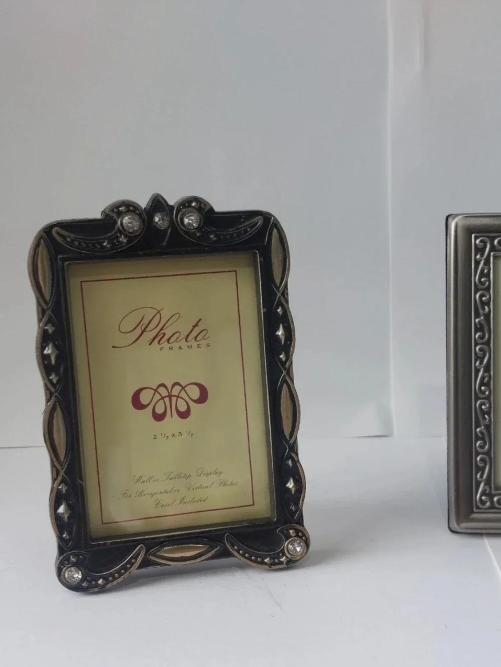 Decorative Silver & Pewter Photo Frame Collection - Home Accents Lot 4